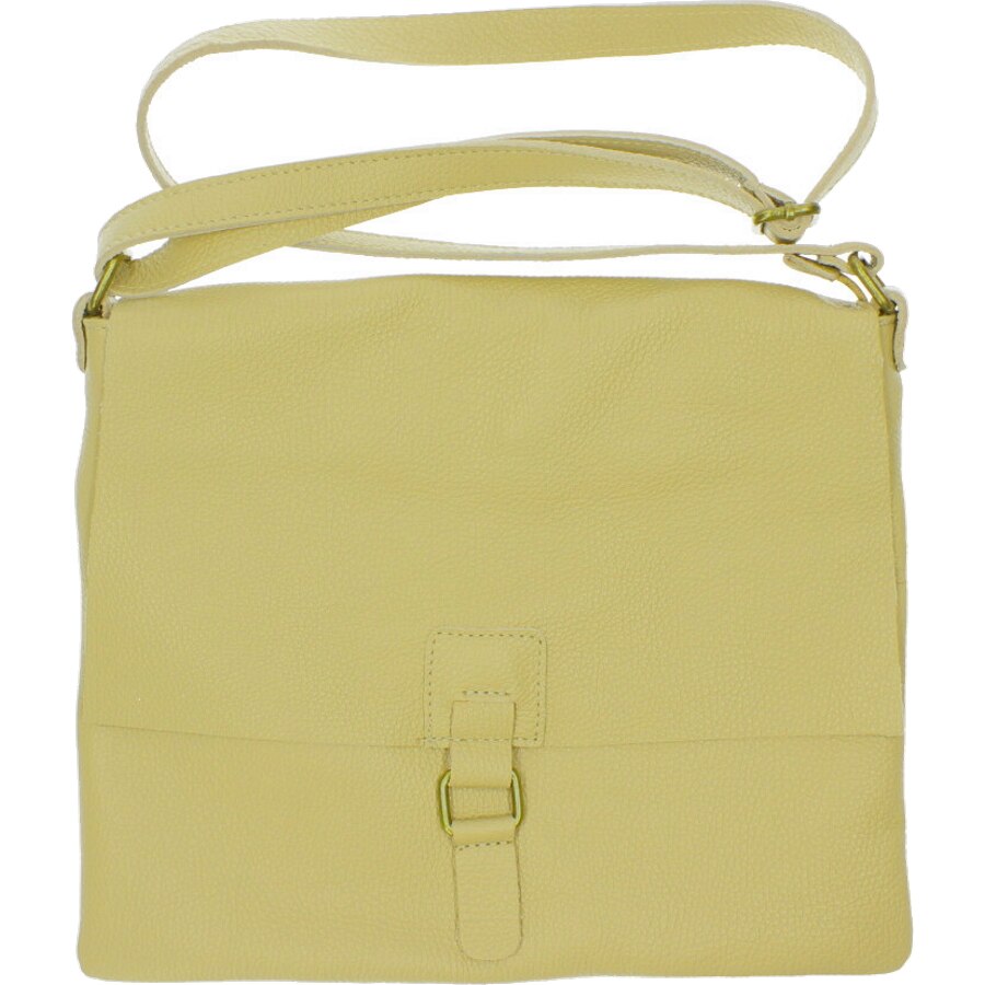 Geanta Fiona din piele naturala pentru femei, grej