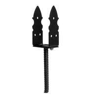 suport stalp tip u fixare in beton strend pro asu3 latime reglabila 0-150 mm negru decorativ imagen 48_0_
0