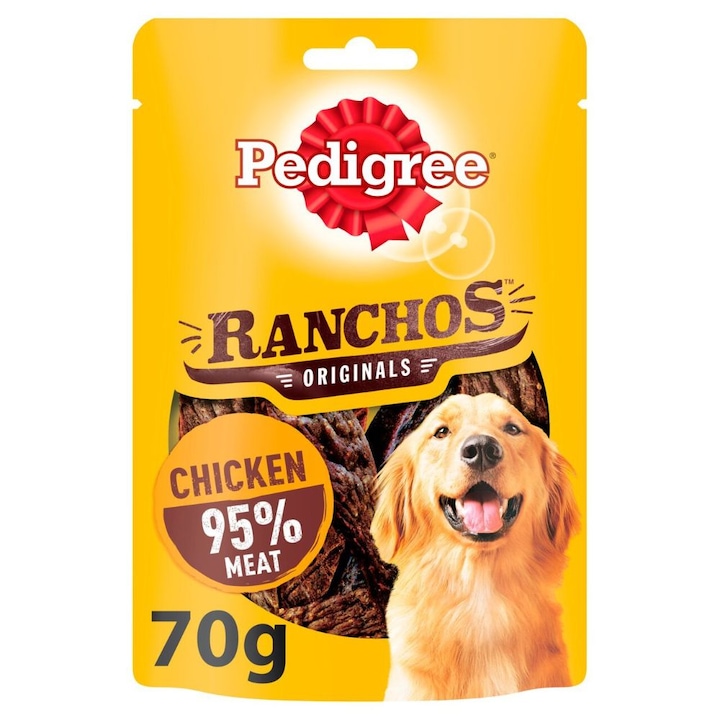 Лакомства за кучета Pedigree Ranchos, Пиле, 70гр