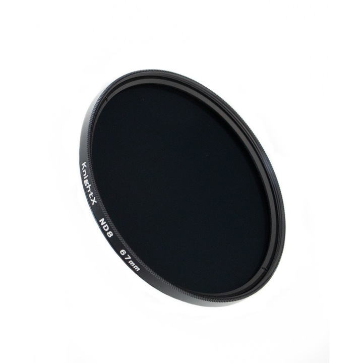 KnightX szűrő ND 8 (ND 0,9), egyenletes semleges sűrűségű szűrő, 67 mm