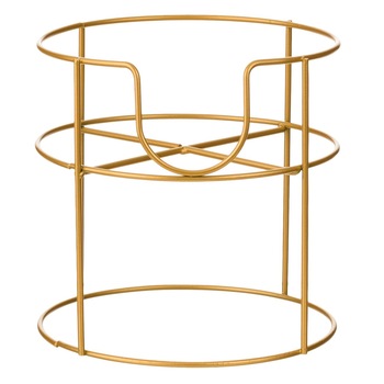 Baza din metal aurie pentru recipient cu robinet, South Perfect Decor, 18x18 cm Baza din metal aurie pentru recipient cu robinet, South Perfect Decor, 18x18 cm