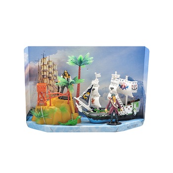 Set 1 corabie de jucarie+ 2 figurine pirati+accesorii Set 1 corabie de jucarie+ 2 figurine pirati+accesorii