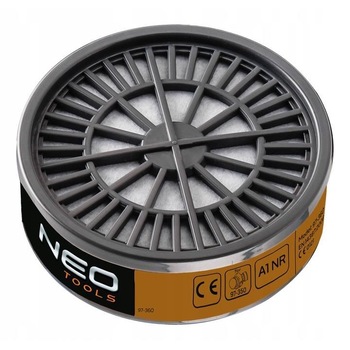 Filtru A1 NR pentru semi masca siliconica, protectie vapori organici, NEO Filtru A1 NR pentru semi masca siliconica, protectie vapori organici, NEO