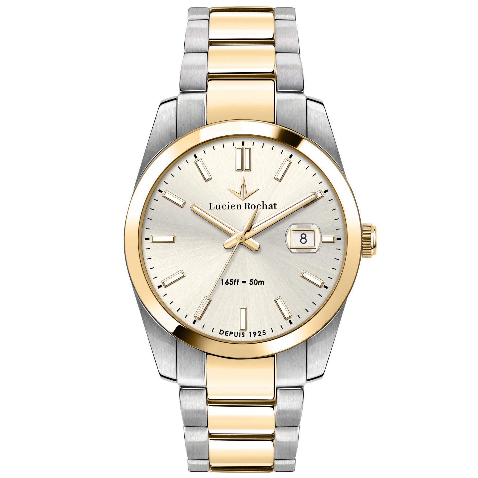 Ceas barbatesc Lucien Rochat R0453114001 Quartz Argintiu, Auriu