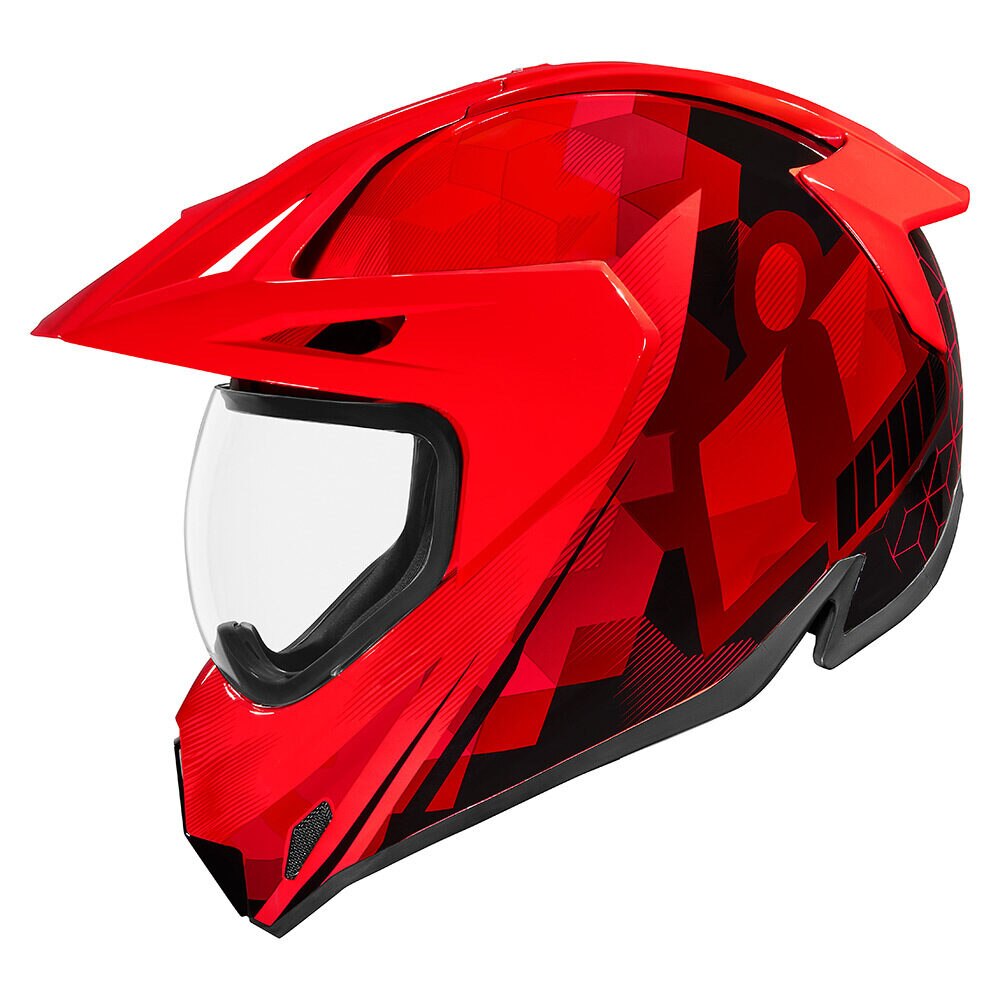 Casca moto, Icon, Variant Pro Ascension, rosie, marime XS