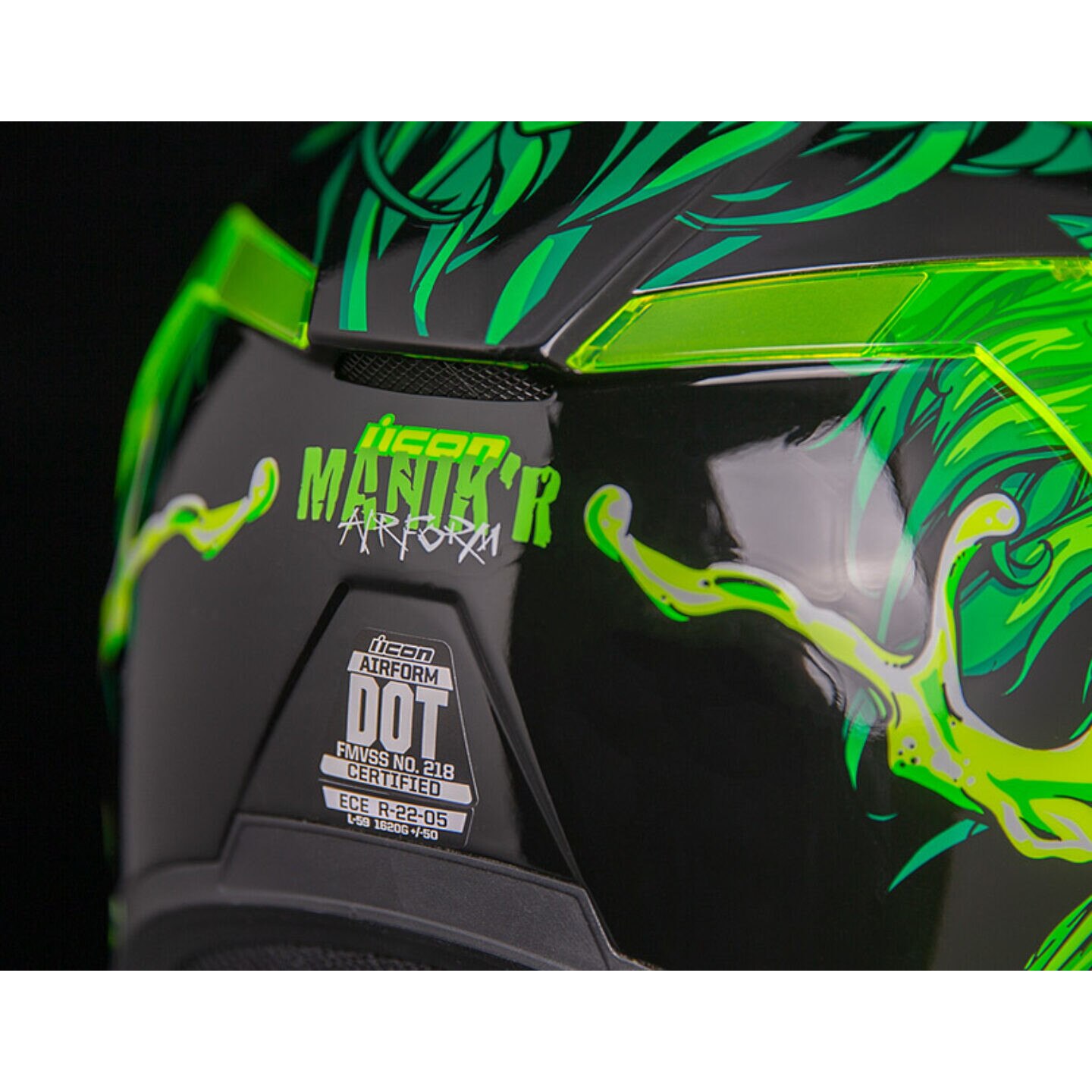 Manek R Casca moto AIRFORM MANIK'R Green S - eMAG.ro