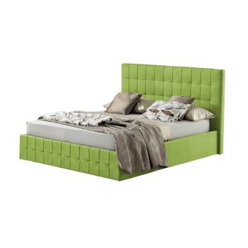 Pat Tapitat Rabatabil cu Lada Depozitare, 200x200 cm, Notturno Promo, Dolce Dormire, Textil Teflonat, Anti-Pete, Verde Lime Pat Tapitat Rabatabil cu Lada Depozitare, 200x200 cm, Notturno Promo, Dolce Dormire, Textil Teflonat, Anti-Pete, Verde Lime