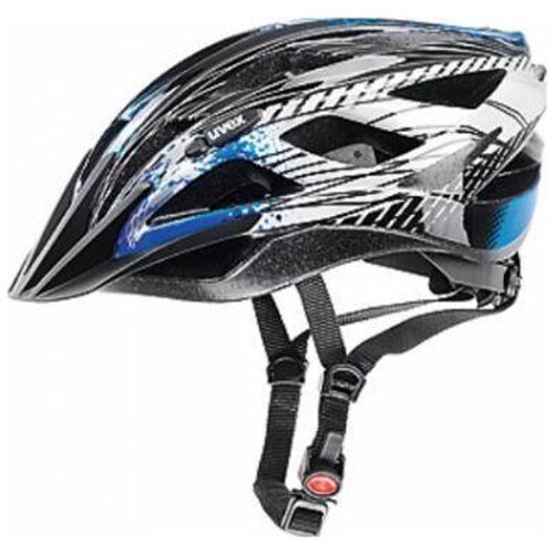 Casca ciclism Uvex Xenova Black/Blue, 52-57cm