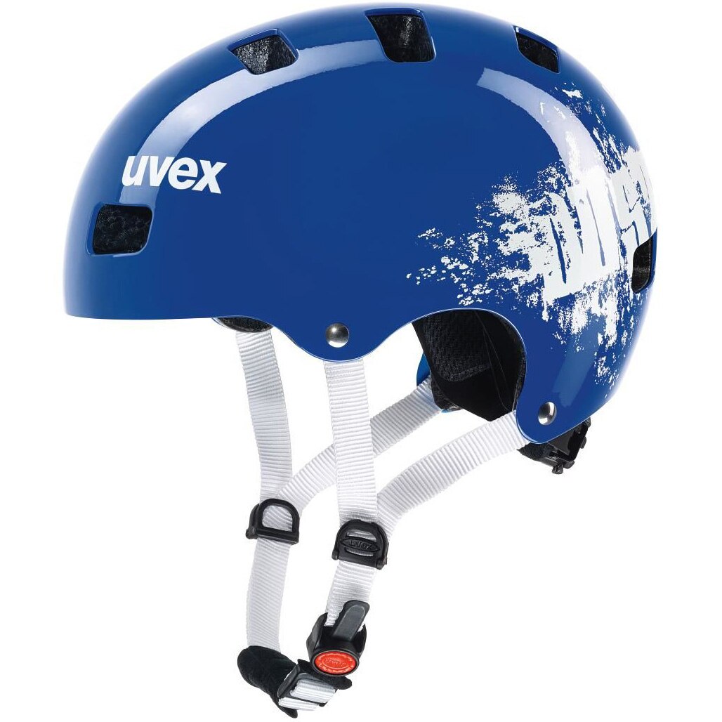 Casca ciclism Uvex Kid 3 Royal Blue Dust, 55-58cm