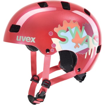 Casca ciclism Uvex Kid 3 Coral, 55-58 cm Casca ciclism Uvex Kid 3 Coral, 55-58 cm