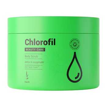 Exfoliant de corp cu clorofila DuoLife, 200 ml, 1 buc Exfoliant de corp cu clorofila DuoLife, 200 ml, 1 buc