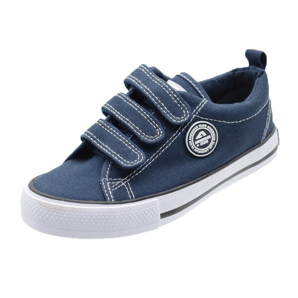 Tenisi din panza pentru baieti American Club LH36/20B, Bleumarin