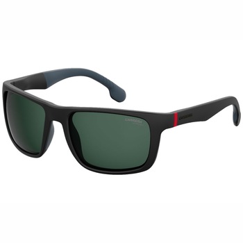 Ochelari de soare barbati Carrera Rectangular Matte Black/Dark Green 8027/S 003/QT Ochelari de soare barbati Carrera Rectangular Matte Black/Dark Green 8027/S 003/QT