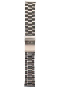 Curea de ceas din metal, 22 mm x 18 cm, catarama fluture, argintiu - 602X22SLV1 Curea de ceas din metal, 22 mm x 18 cm, catarama fluture, argintiu - 602X22SLV1