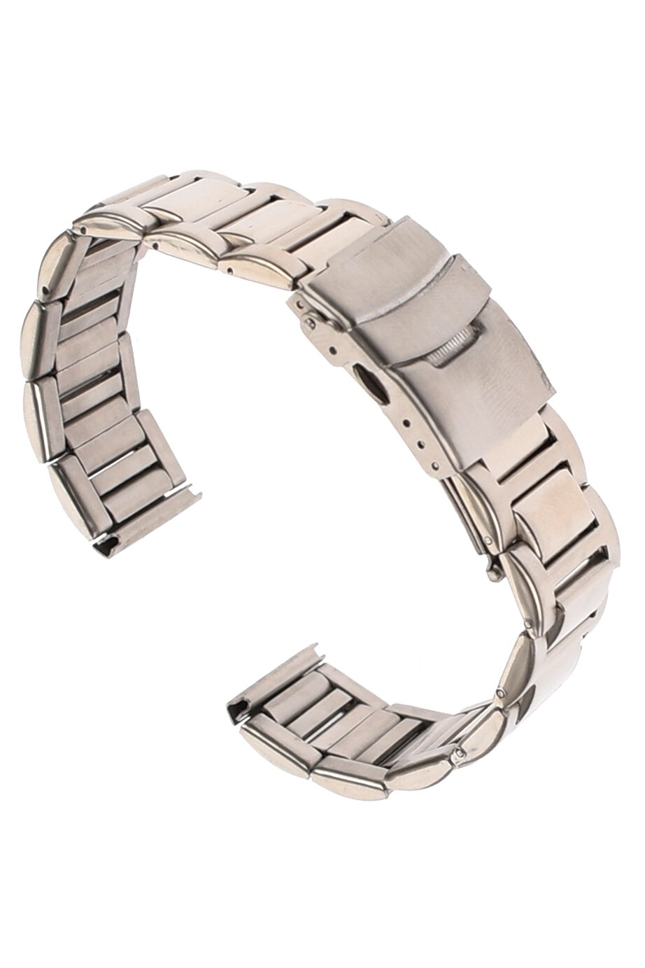 Curea de ceas din metal, 20 mm x 18 cm, argintiu - 602X20SLV5