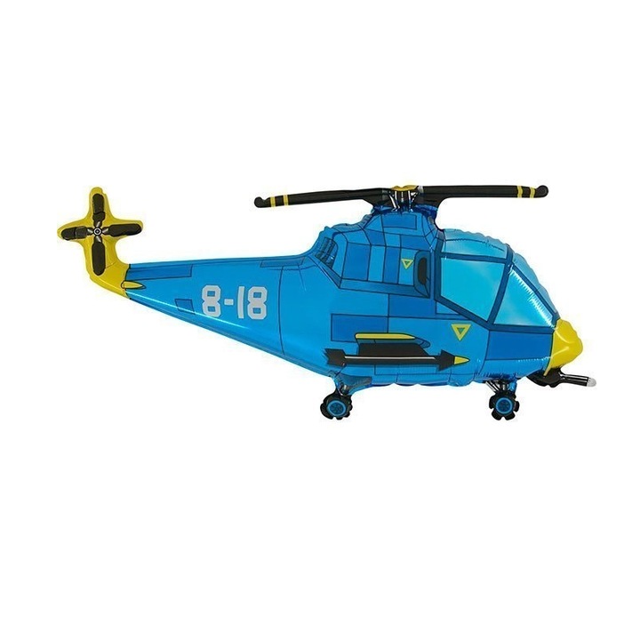 Fóliás ballon szuperforma helikopter 76 cm