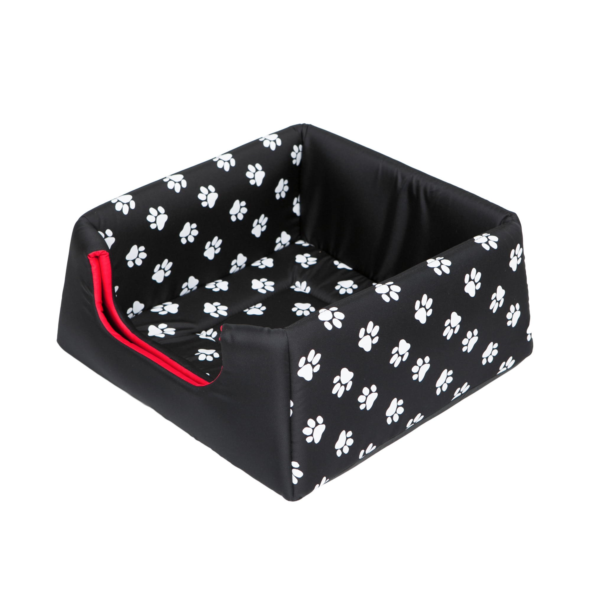 Piramida, Negru, Alb, 68x68x60 cm