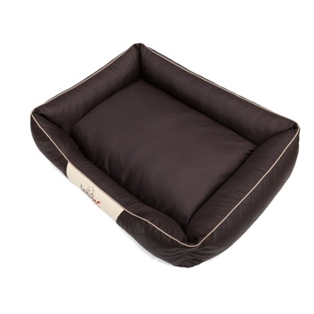 Culcus pentru animale de companie, HobbyDog Imperial Perfect, Maro piele ecologica, Maro centru, Marimea 2 - 84x65x23 cm Culcus pentru animale de companie, HobbyDog Imperial Perfect, Maro piele ecologica, Maro centru, Marimea 2 - 84x65x23 cm