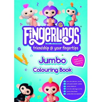 Fingerlings. Carte de colorat Jumbo Fingerlings. Carte de colorat Jumbo