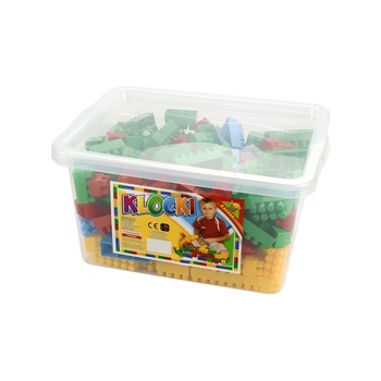 Set cuburi constructii 300 piese/cutie, 28 mm, 7toys Set cuburi constructii 300 piese/cutie, 28 mm, 7toys