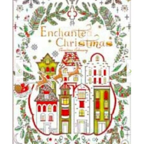 Christmas adult colouring book - enchanted christmas