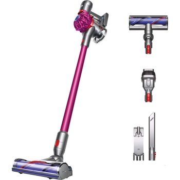 Aspirator vertical Dyson V7 Motorhead Fuchsia, 350W, 21.6 V, 0.54l, Autonomie pana la 30 min Aspirator vertical Dyson V7 Motorhead Fuchsia, 350W, 21.6 V, 0.54l, Autonomie pana la 30 min