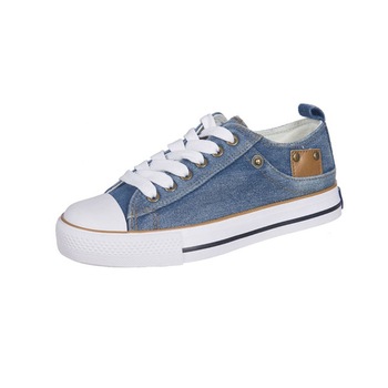 Tenisi din panza pentru copii American Club 455/17B, Albastru Tenisi din panza pentru copii American Club 455/17B, Albastru