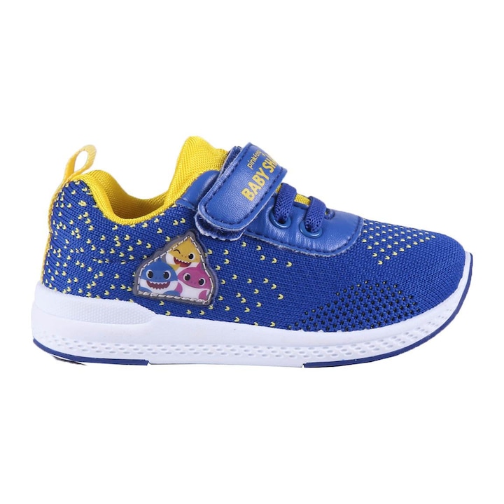 Cerda Baby Shark cipő, textil, 23-as méret, kék/sárga