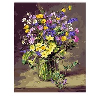 kit pictura pe numere - flori de camp 40x50 cm include pensule culori acrilice iar panza e prinsa pe o rama de lemn imagen 31_0_
0