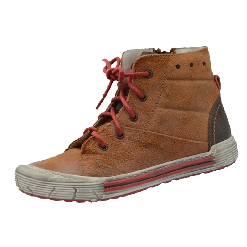 Ghete ortopedice din piele pentru baieti Emel E2148-C, Maro, 30