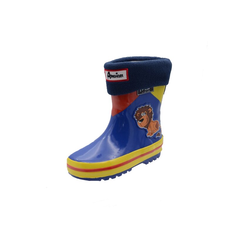 Cizme din cauciuc baieti American Club CBAC1-B, Multicolor, 26