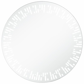 Oglinda cu LED, vidaXL, Aluminiu, 70 cm, Argintiu Oglinda cu LED, vidaXL, Aluminiu, 70 cm, Argintiu