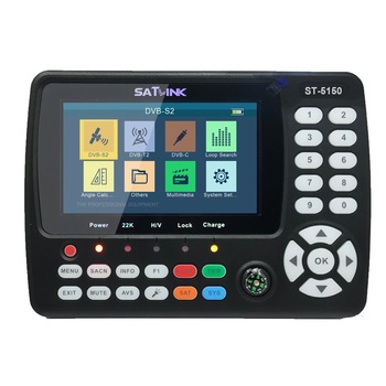 Detector Semnal TV Satelit, Satfinder Profesional, SatLink™ ST-5150, Negru, DVB-S2, DVB-T2, DVB-C Detector Semnal TV Satelit, Satfinder Profesional, SatLink™ ST-5150, Negru, DVB-S2, DVB-T2, DVB-C
