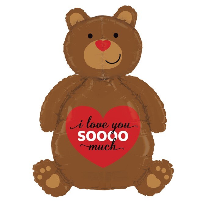 Balon folie urs I LOVE YOU SOOO MUCH 120 cm