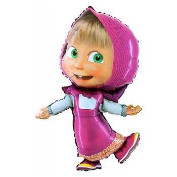 Balon folie supershape Masha si Ursul 104 cm Balon folie supershape Masha si Ursul 104 cm