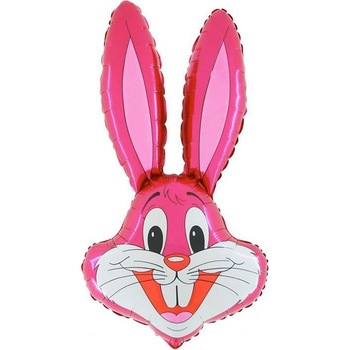 Balon folie iepure roz Bunny 90 cm Balon folie iepure roz Bunny 90 cm