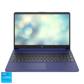 Laptop HP 15s-fq2022nq cu procesor Intel® Core™ i3-1115G4 pana la 4.10 GHz, 15.6 Laptop HP 15s-fq2022nq cu procesor Intel® Core™ i3-1115G4 pana la 4.10 GHz, 15.6