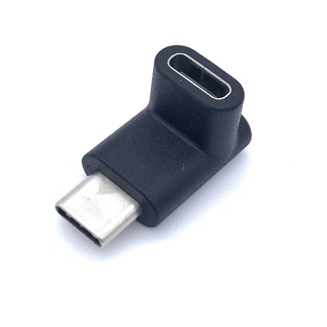 Adaptor USB Type C (mama) la USB Type C 3.1 (tata) cu unghi de 90 grade