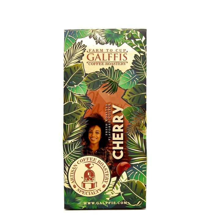 Cafea GALFFIS boabe aromatizat Cherry 250g