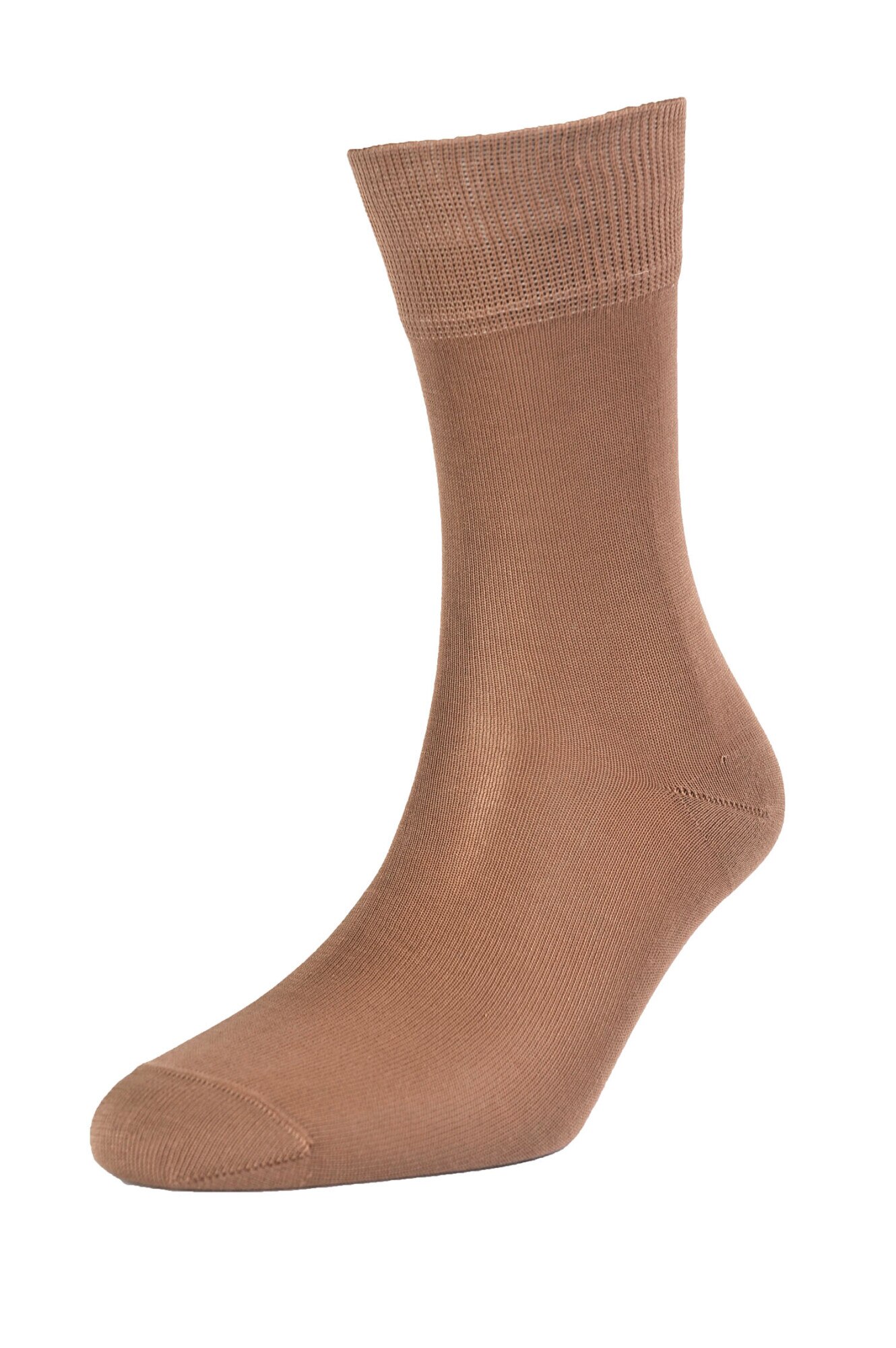 Sosete din bumbac mercerizat , elegante pentru barbati, Mondex, Bej