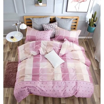 Lenjerie de pat dublu bumbac satinat, set 4 piese - LSM29 Lenjerie de pat dublu bumbac satinat, set 4 piese - LSM29