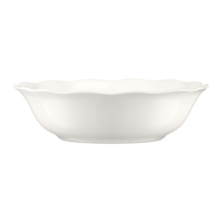 Bol ceramica 19cm, crem, AMBITION Diana Rustic