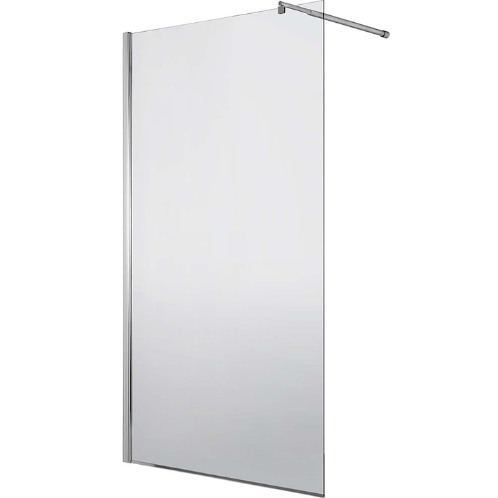 Paravan sticla Deante, KTA030P, 100 cm,walk-in, sticla calita de 8 mm, transparent, profil crom