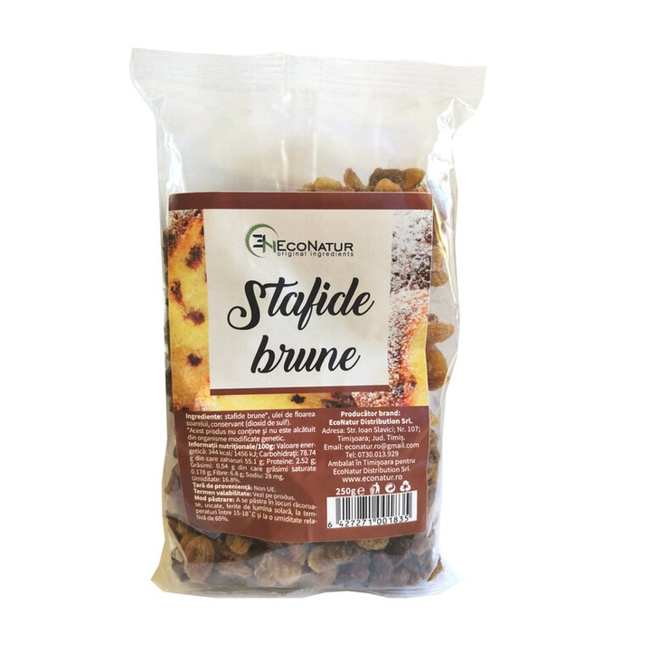 Stafide brune 250g Econatur