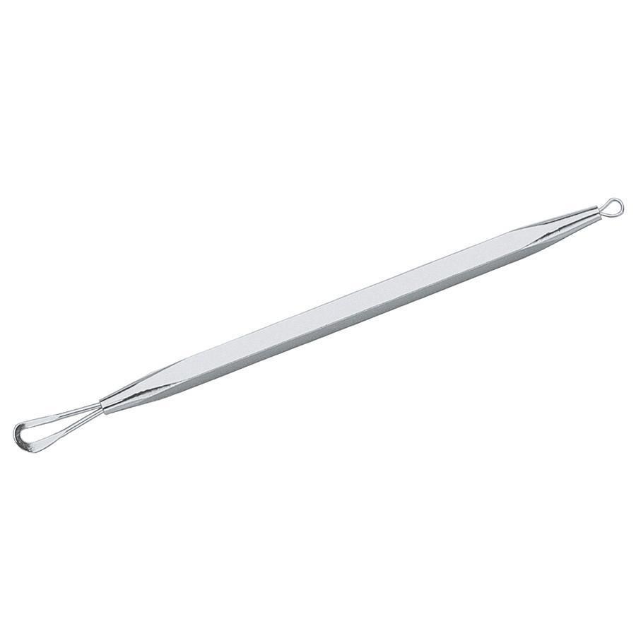Instrument profesional, pentru puncte negre, cu doua capete, din otel inoxidabil, 12 cm, Erbe Solingen