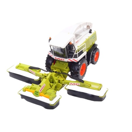 Combina tripla de recoltat idealStore MC Recolt Farm cu 3 brate, 44 cm, alb si verde