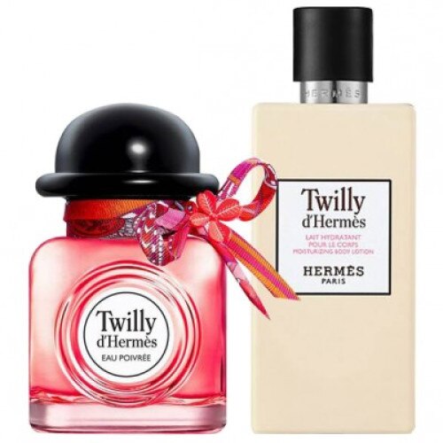 Set Apa de parfum Hermes Twilly d'Hermes Eau Poivree Eau de Parfum 85ml + Body Lotion 80ml, Femei, 85 ml