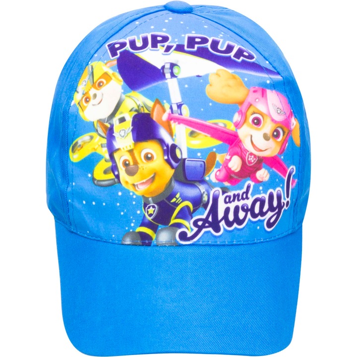 Детска шапка с козирка Пес Патрул, многоцветна, полиестер, универсален размер