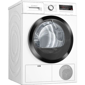 Uscator de rufe BOSCH WTH85204BY, Condensare si pompa de caldura, 8 kg, 16 programe, Clasa A++, Alb Uscator de rufe BOSCH WTH85204BY, Condensare si pompa de caldura, 8 kg, 16 programe, Clasa A++, Alb