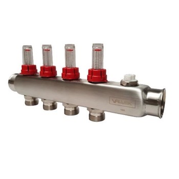 Distribuitor inox cu debitmetre 4 cai 6079320 VALVEX Distribuitor inox cu debitmetre 4 cai 6079320 VALVEX
